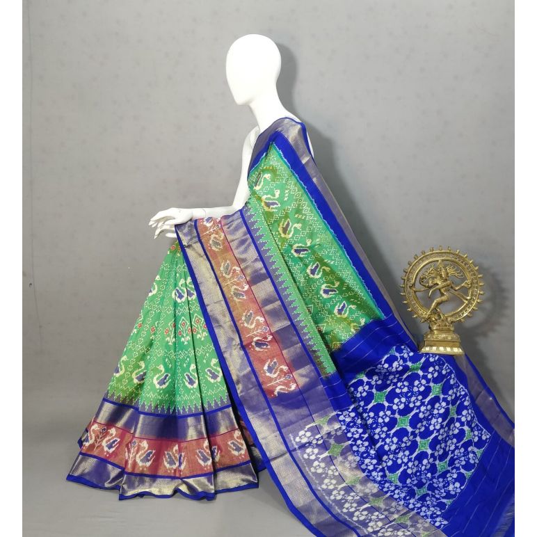 PRKSIDSS5Y05NDDC06- Ikat silk saree