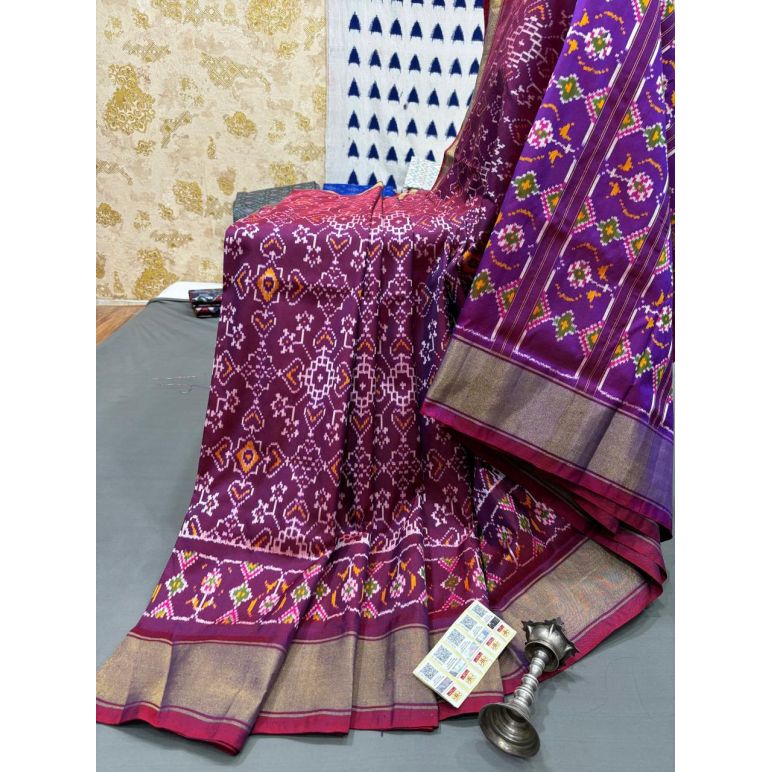 PRMHIDSS5Y06BSDC01- Ikat silk saree