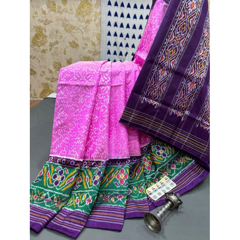 PRMHIDSS5Y06BSDC04- Ikat silk saree