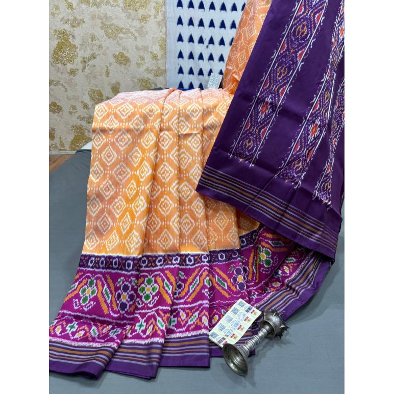 PRMHIDSS5Y06BSDC08- Ikat silk saree