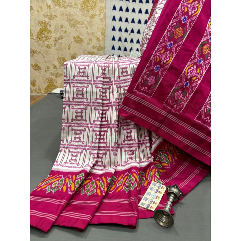 PRMHIDSS5Y06BSDC10- Ikat silk saree