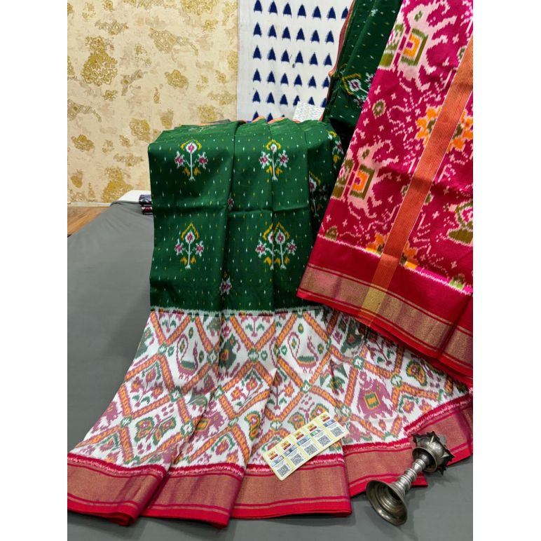PRMHIDSS5Y06BSDC11- Ikat silk saree
