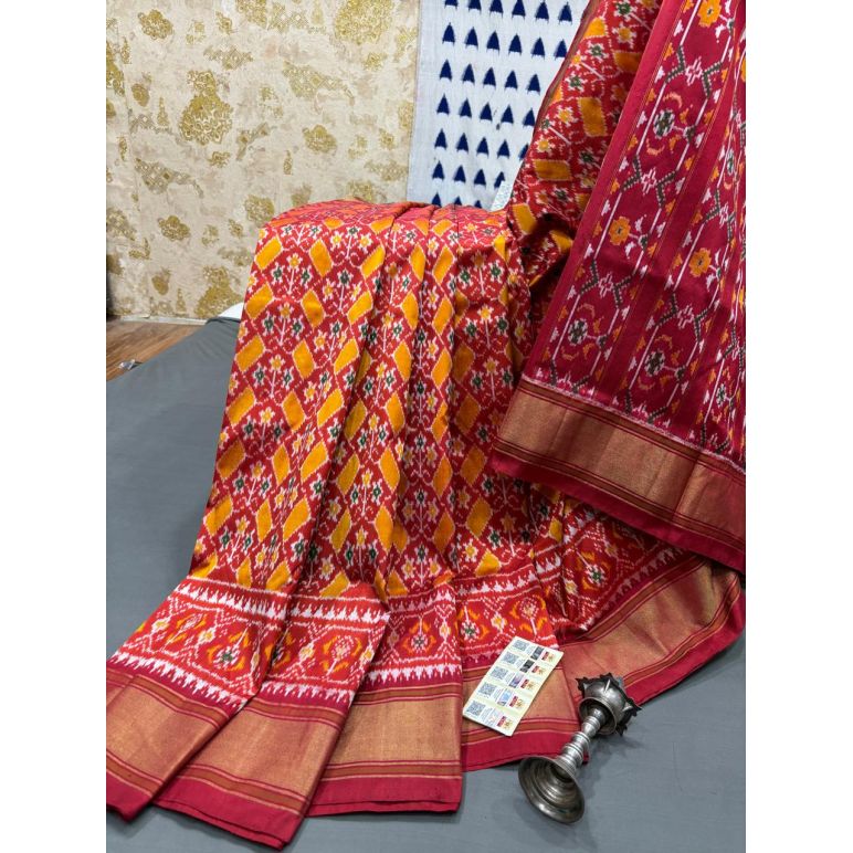PRMHIDSS5Y06BSDC12- Ikat silk saree