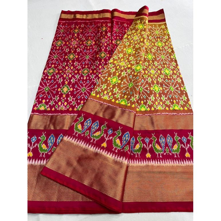 PSNTIDSS5Y03NDCD23- Ikat silk saree