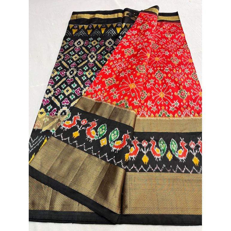 PSNTIDSS5Y03NDCD25- Ikat silk saree