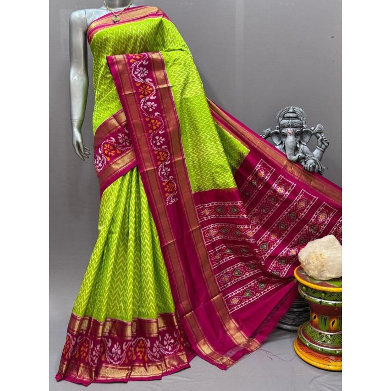 PSNTIDSS5Y03NDCD31- Ikat silk saree