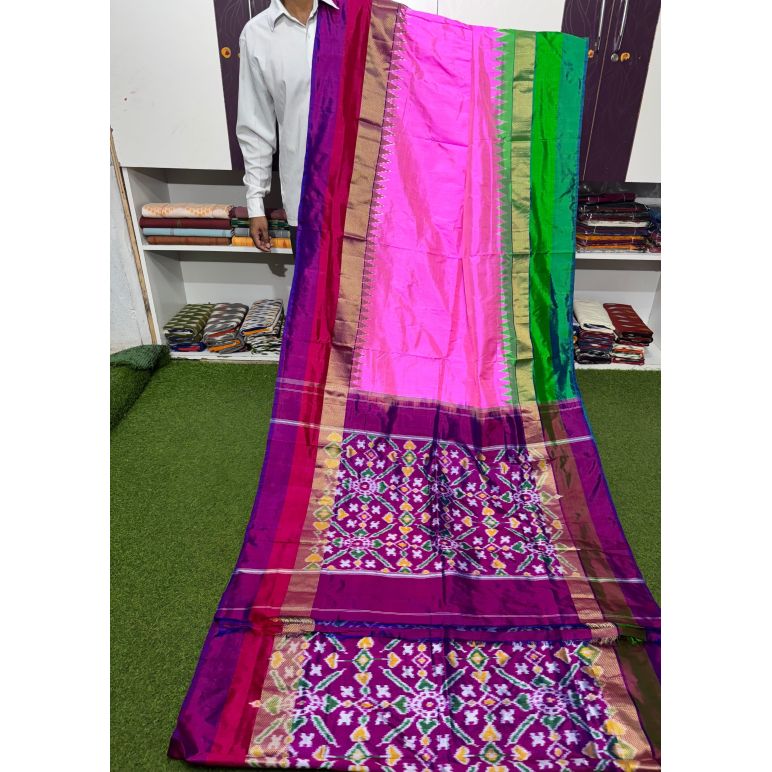 PSRGIDSS5Y05TZDC19- Ikat silk saree