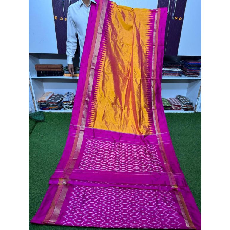 PSRGILWS5Y06XZDC09- light weight Ikat silk saree