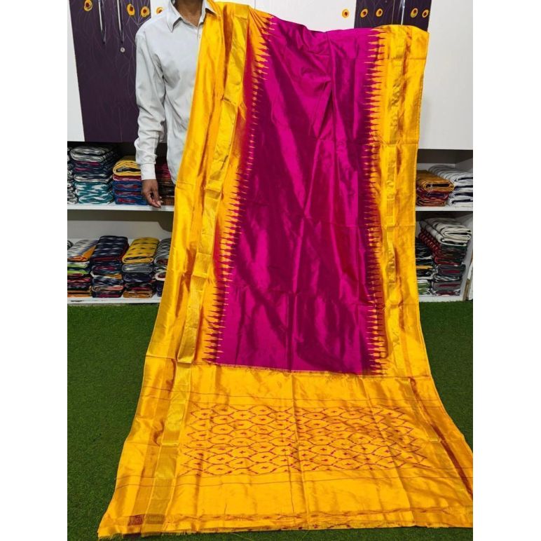 PSRGILWS5Y06XZDC14- light weight Ikat silk saree