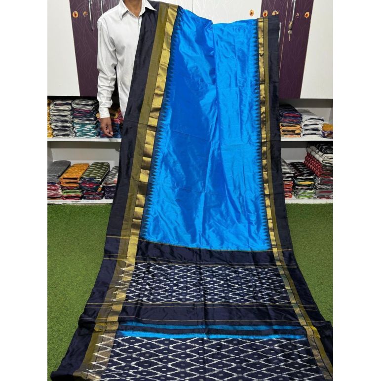 PSRGILWS5Y06XZDC17- light weight Ikat silk saree