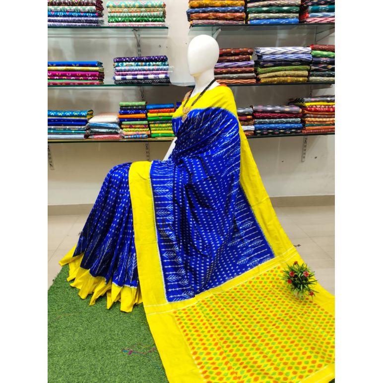 PSRHIDSS5Y05BZCD01- Ikat silk saree