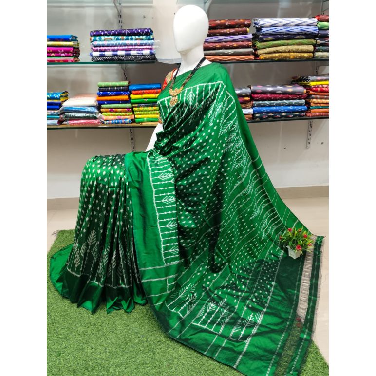 PSRHIDSS5Y05BZCD05- Ikat silk saree