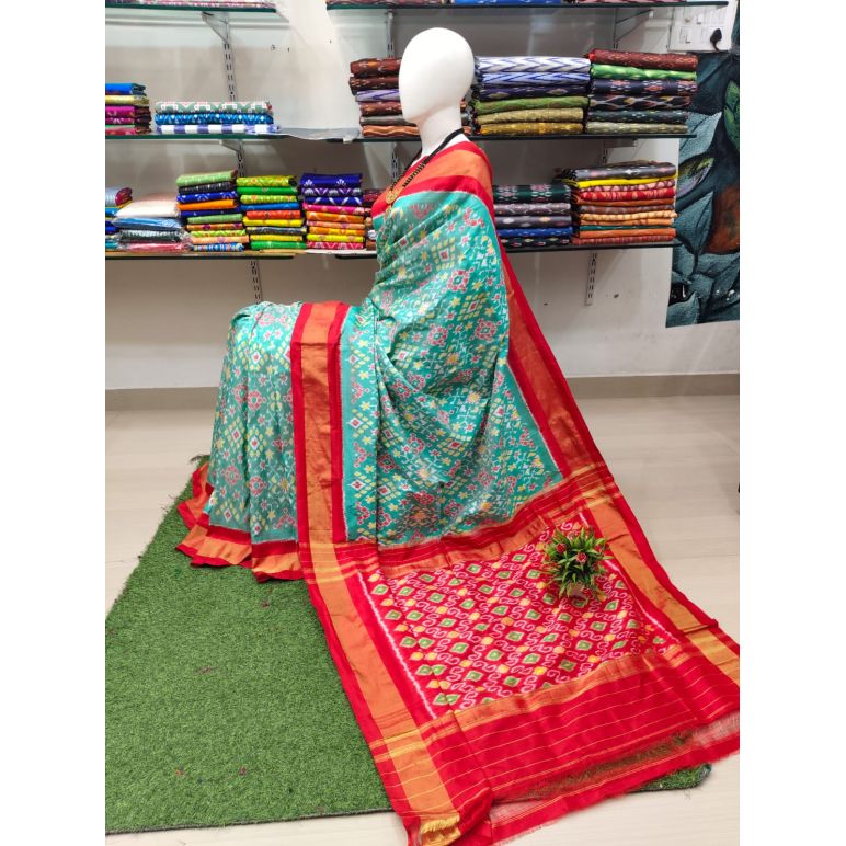 PSRHIDSS5Y06BCCD09- Ikat silk saree
