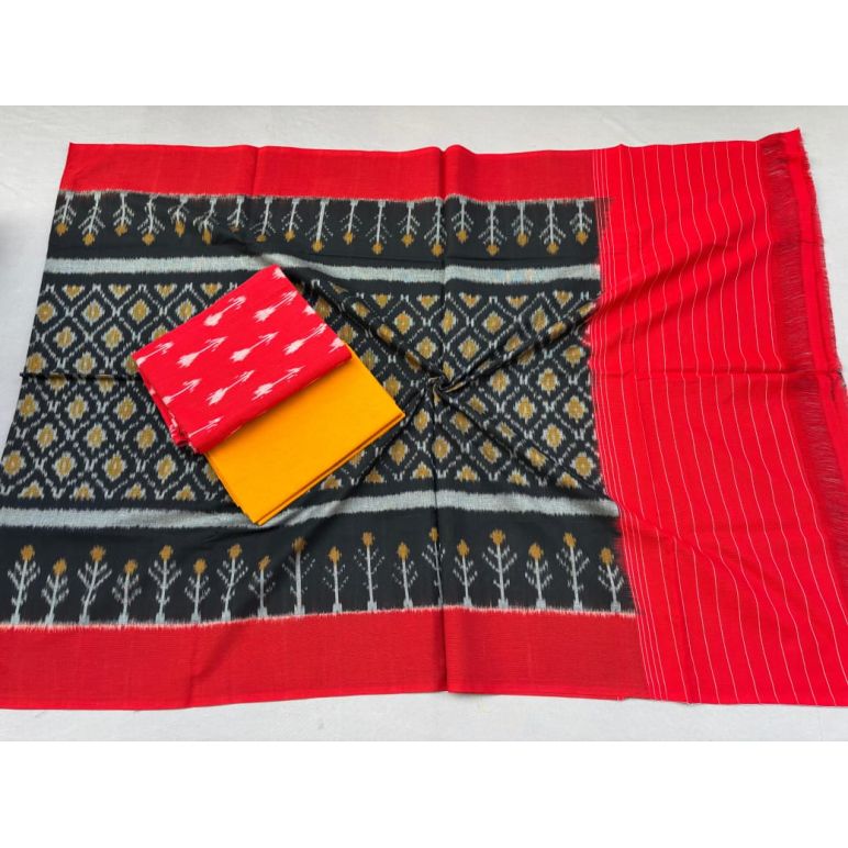 PSSIC3PS5Y09IZSD14- Double ikat cotton salwar set