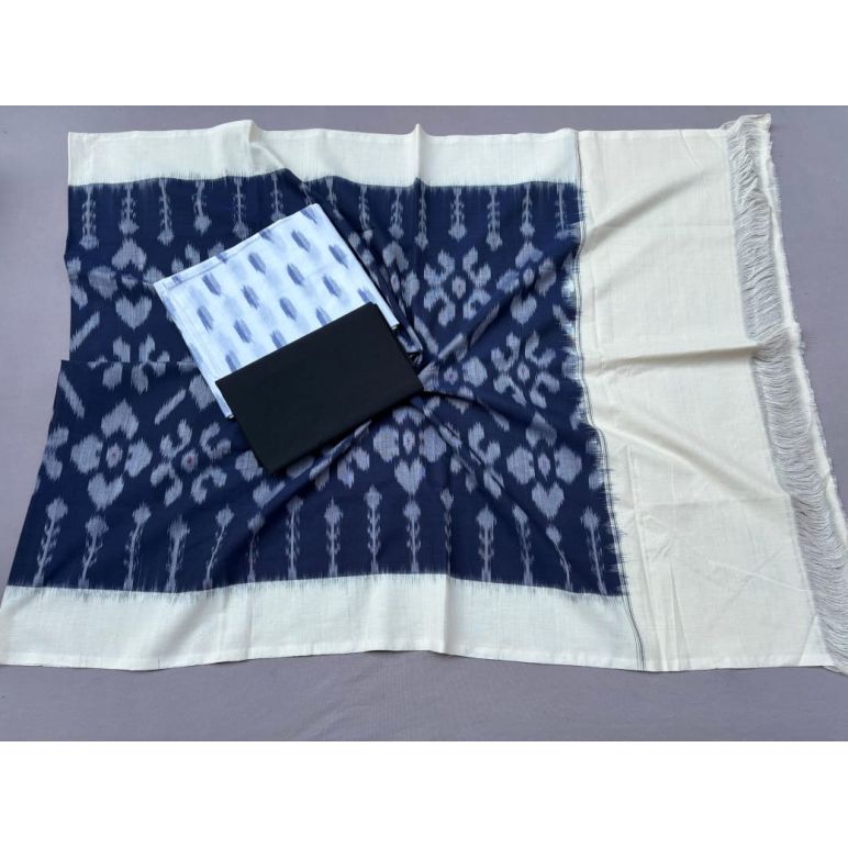 PSSIC3PS5Y09IZSD22- Double ikat cotton salwar set