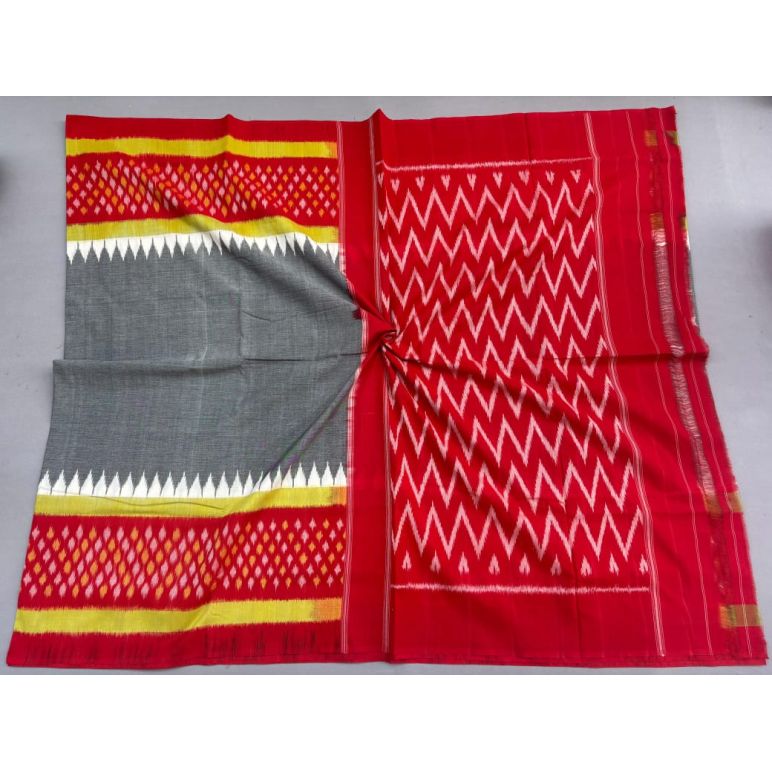 PSSIICTS5Y08INSD05- Ikat cotton saree