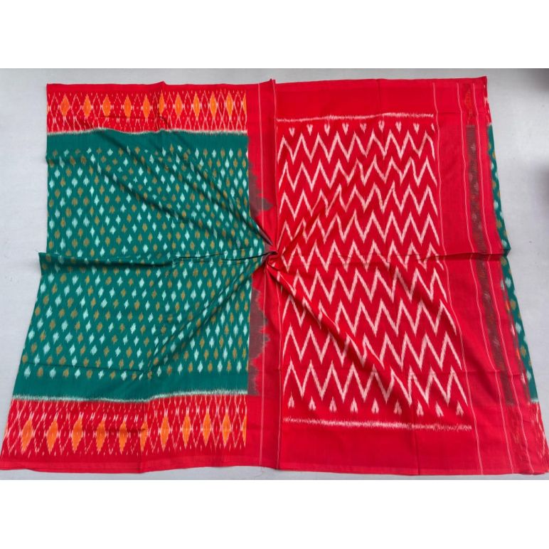 PSSIICTS5Y08INSD10- Ikat cotton saree