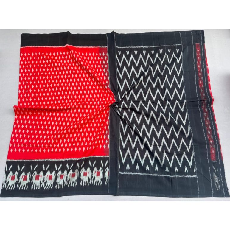 PSSIICTS5Y08INSD17- Ikat cotton saree