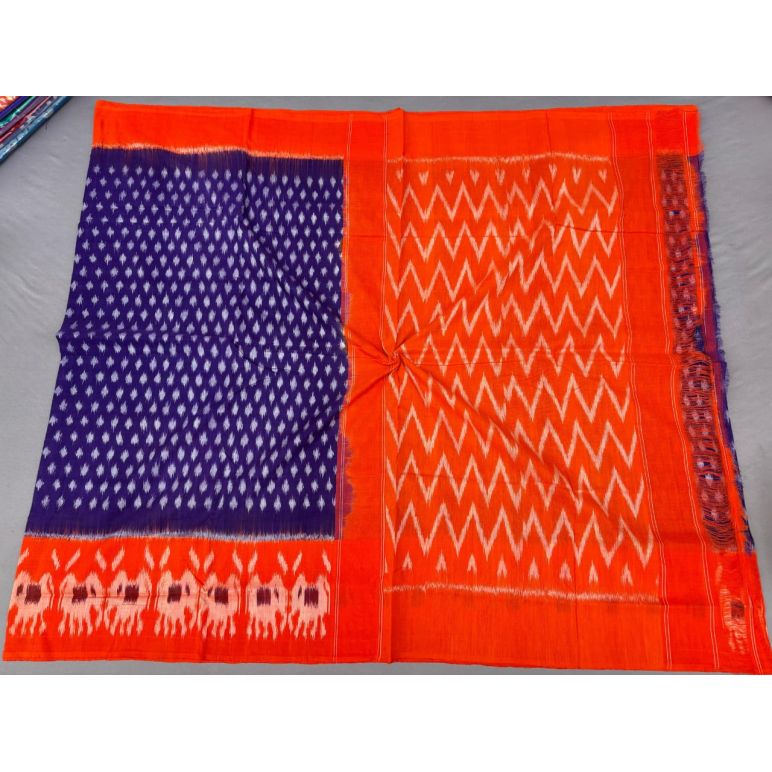 PSSIICTS5Y08INSD18- Ikat cotton saree
