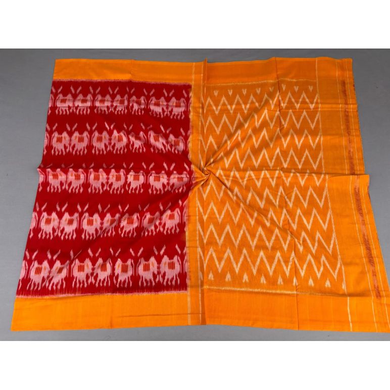 PSSIICTS5Y08INSD29- Ikat cotton saree