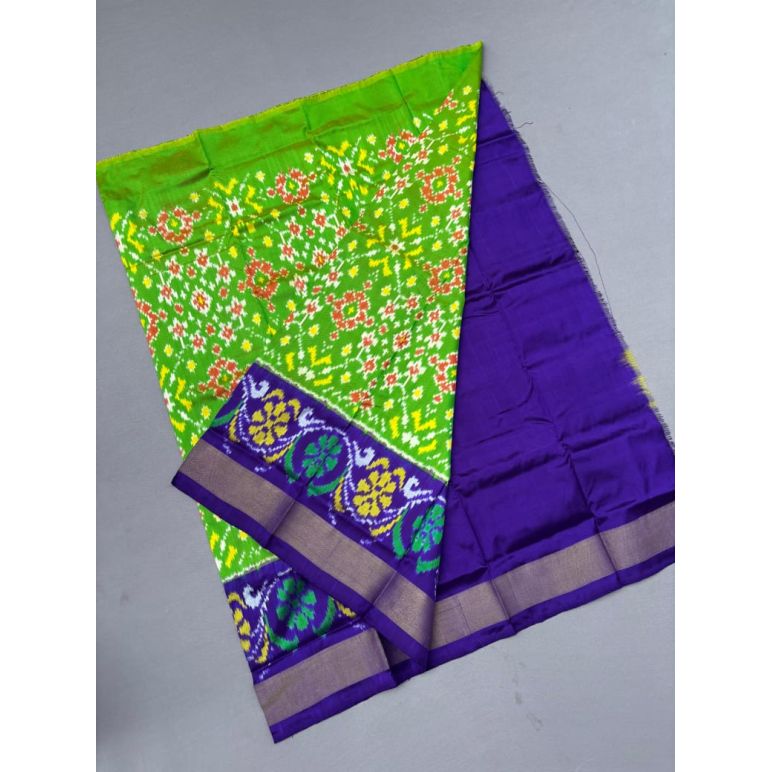 PSSIMSLG5Y06EEDC15- Medium Size Ikat Silk Lehenga