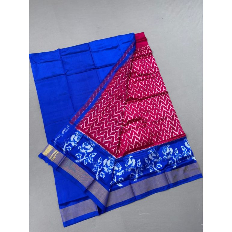PSSIMSLG5Y06EEDC16- Medium Size Ikat Silk Lehenga