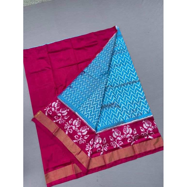 PSSIMSLG5Y06EEDC17- Medium Size Ikat Silk Lehenga