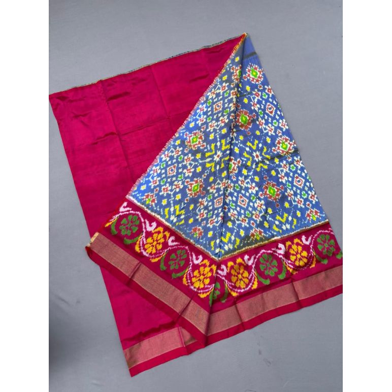 PSSIMSLG5Y06EEDC22- Medium Size Ikat Silk Lehenga