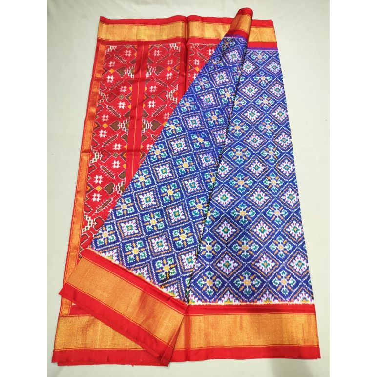 PUSNIDSS5Y06NCCD10- Ikat silk saree