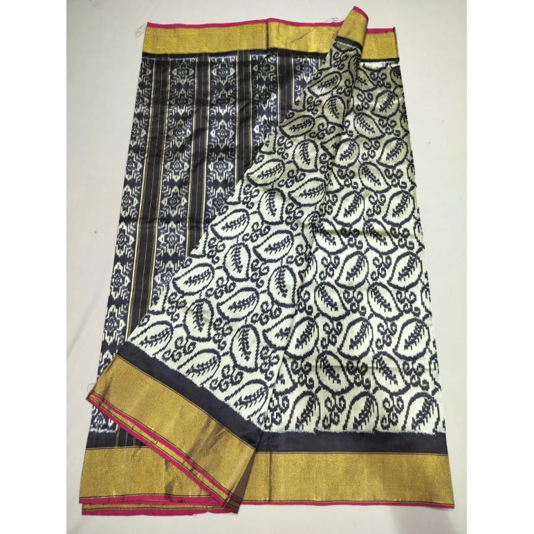 PUSNIDSS5Y06NCCD14- Ikat silk saree