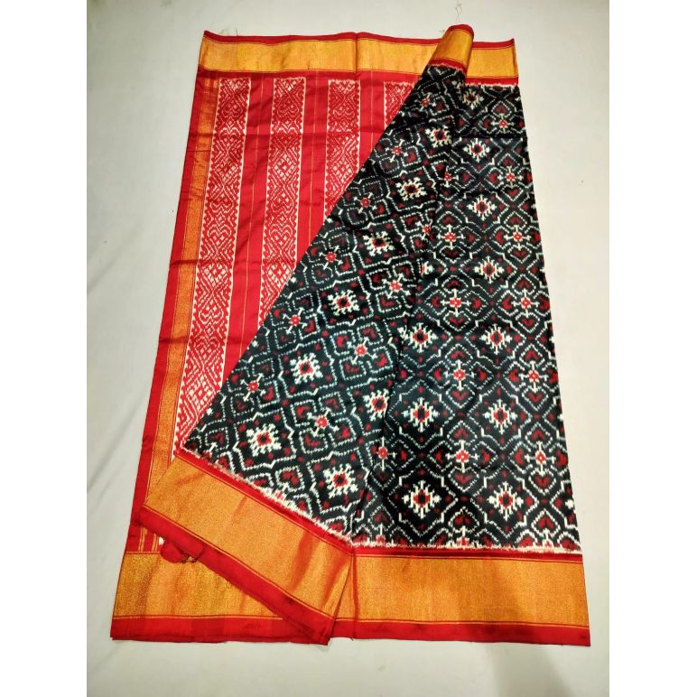 PUSNIDSS5Y06NCCD16- Ikat silk saree