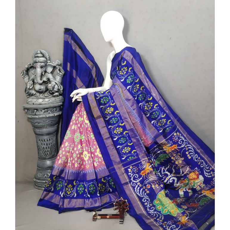 PALUIDSS5Y10BBCD04- Ikat silk saree