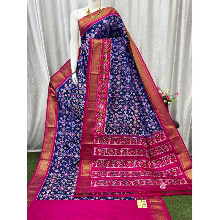 PASKIDSS5Y10NCDD01- Ikat silk saree