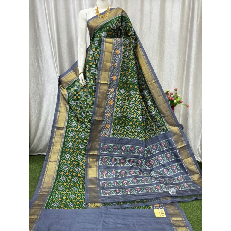 PASKIDSS5Y10NCDD12- Ikat silk saree
