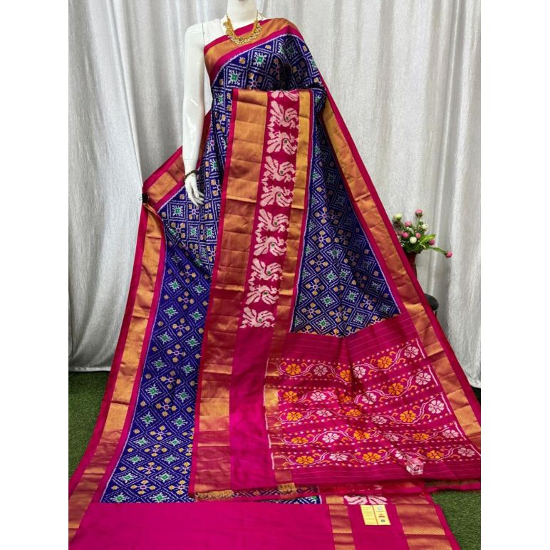 PASKIDSS5Y10NCDD13- Ikat silk saree