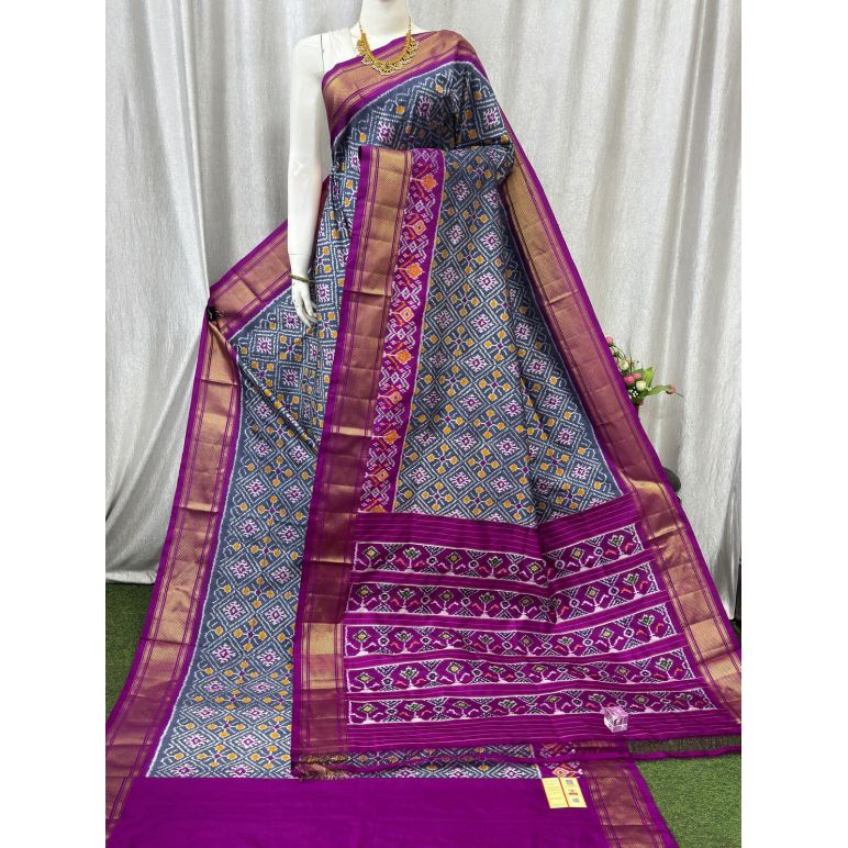 PASKIDSS5Y10NCDD18- Ikat silk saree