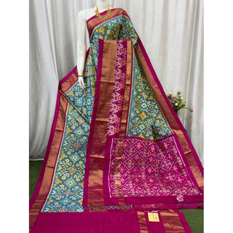 PASKIDSS5Y10NCDD25- Ikat silk saree