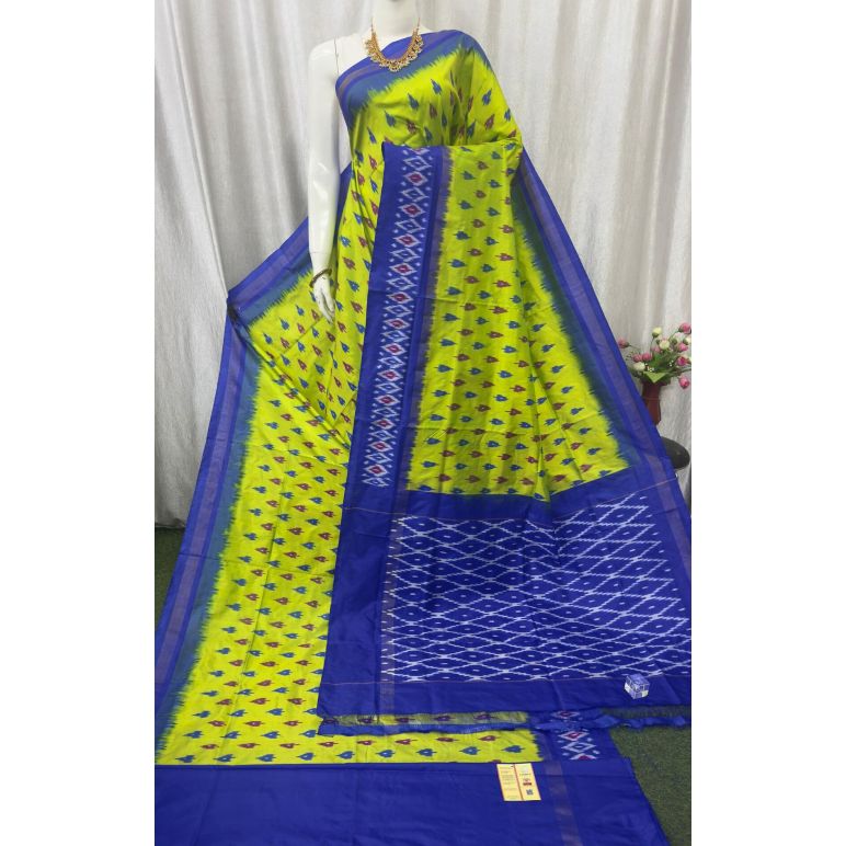 PASKILWS5Y10XEDC26- light weight Ikat silk saree