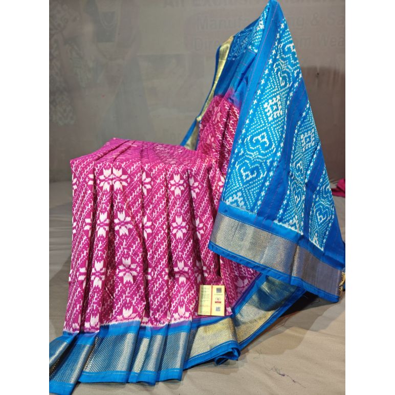 PGMRIDSS5Y09NICD03- Ikat silk saree