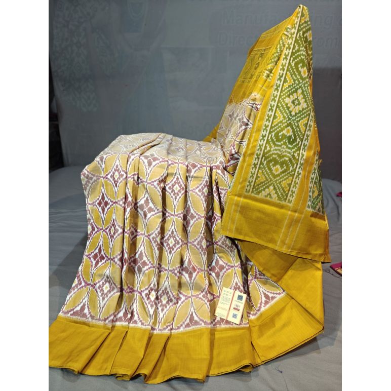 PGMRIDSS5Y09NICD06- Ikat silk saree