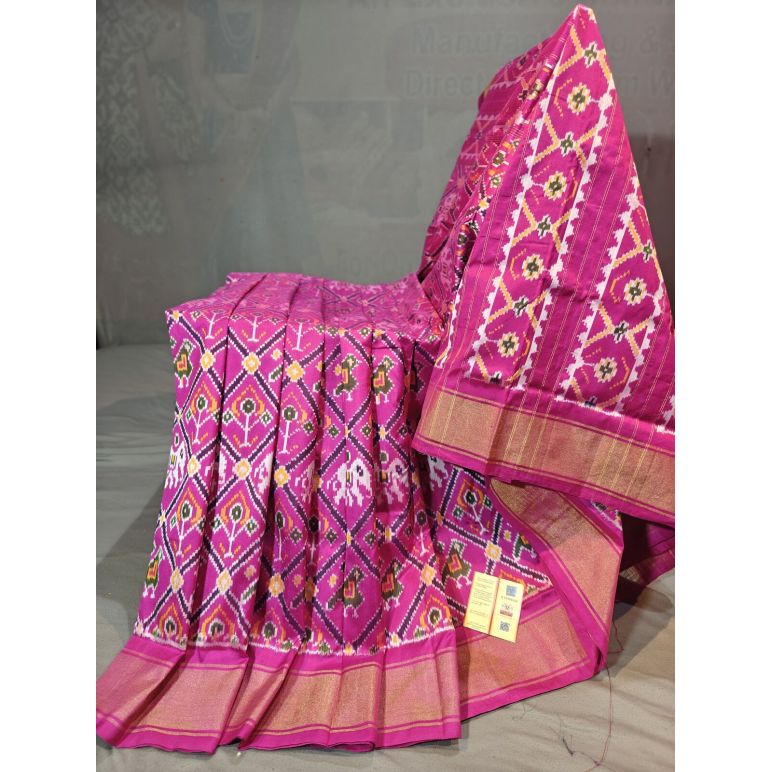 PGMRIDSS5Y09NICD09- Ikat silk saree