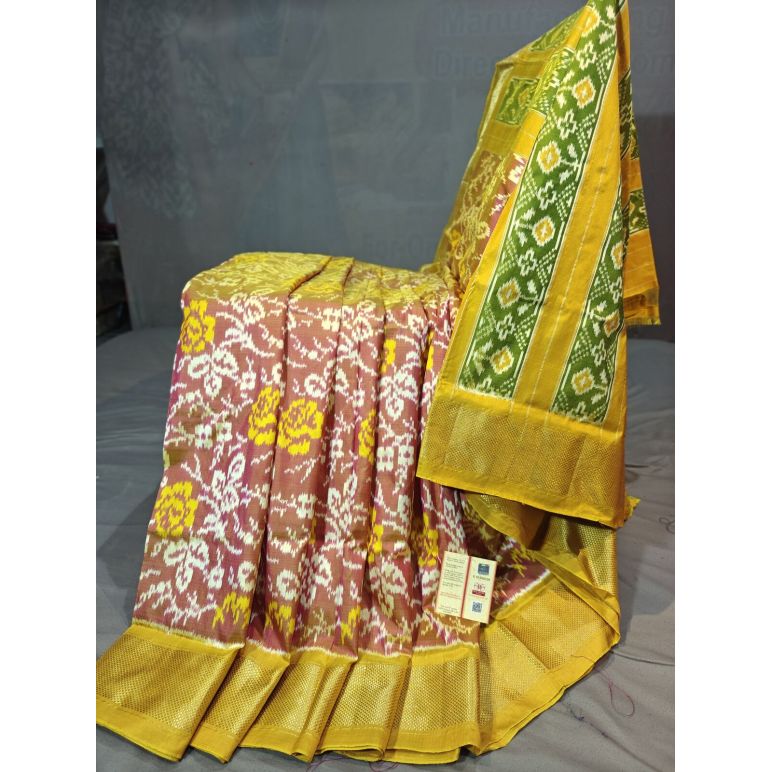 PGMRIDSS5Y09NICD12- Ikat silk saree