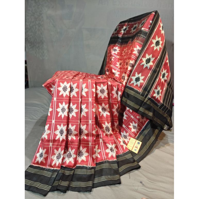 PGMRIDSS5Y09NICD18- Ikat silk saree