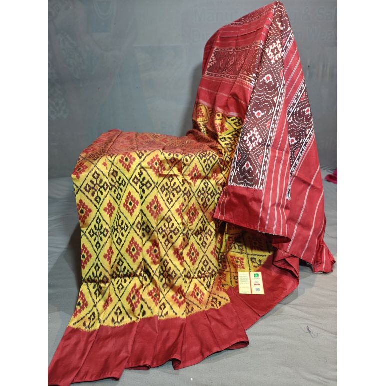 PGMRIDSS5Y09NICD21- Ikat silk saree