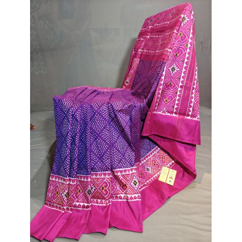PGMRIDSS5Y09NICD23- Ikat silk saree