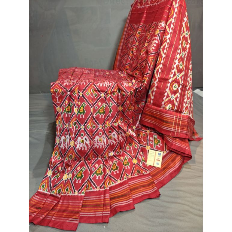 PGMRIDSS5Y09NICD25- Ikat silk saree