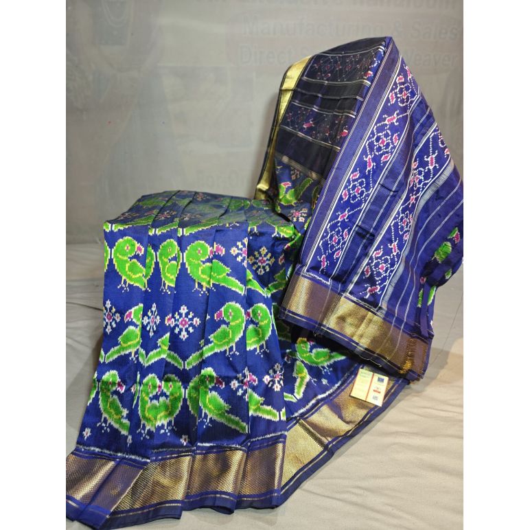 PGMRIDSS5Y09NICD30- Ikat silk saree