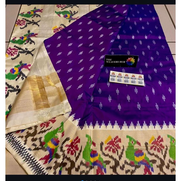 PGMRIDSS5Y09NSDD08- Ikat silk saree
