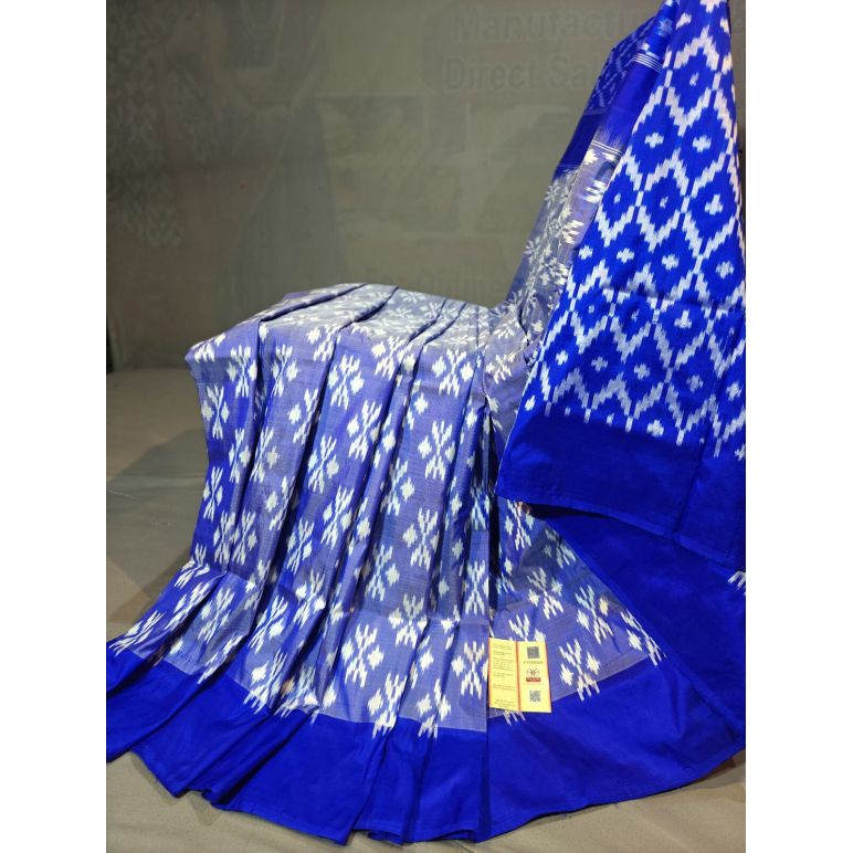 PGMRILWS5Y10SFCD19- light weight Ikat silk saree