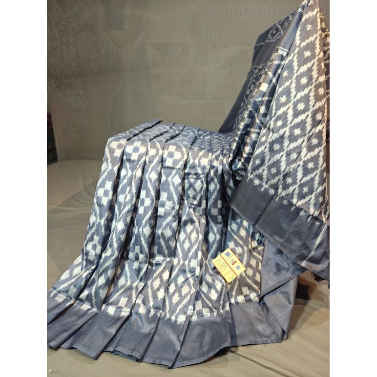 PGMRILWS5Y10SFCD20- light weight Ikat silk saree